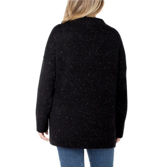 Well Worn Ladies' Nep Yarn Black White Speckled XXL Sweater New With Tags - Picture 4 of 17